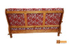 Lucknow Solid Teak Wood Sofa Set - (3+1+1)5 Seater