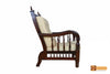 Munich Solid Rosewood 3 Seater Sofa