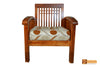 Dallas Solid Teak Wood Sofa Set - (3+1+1) 5 Seater